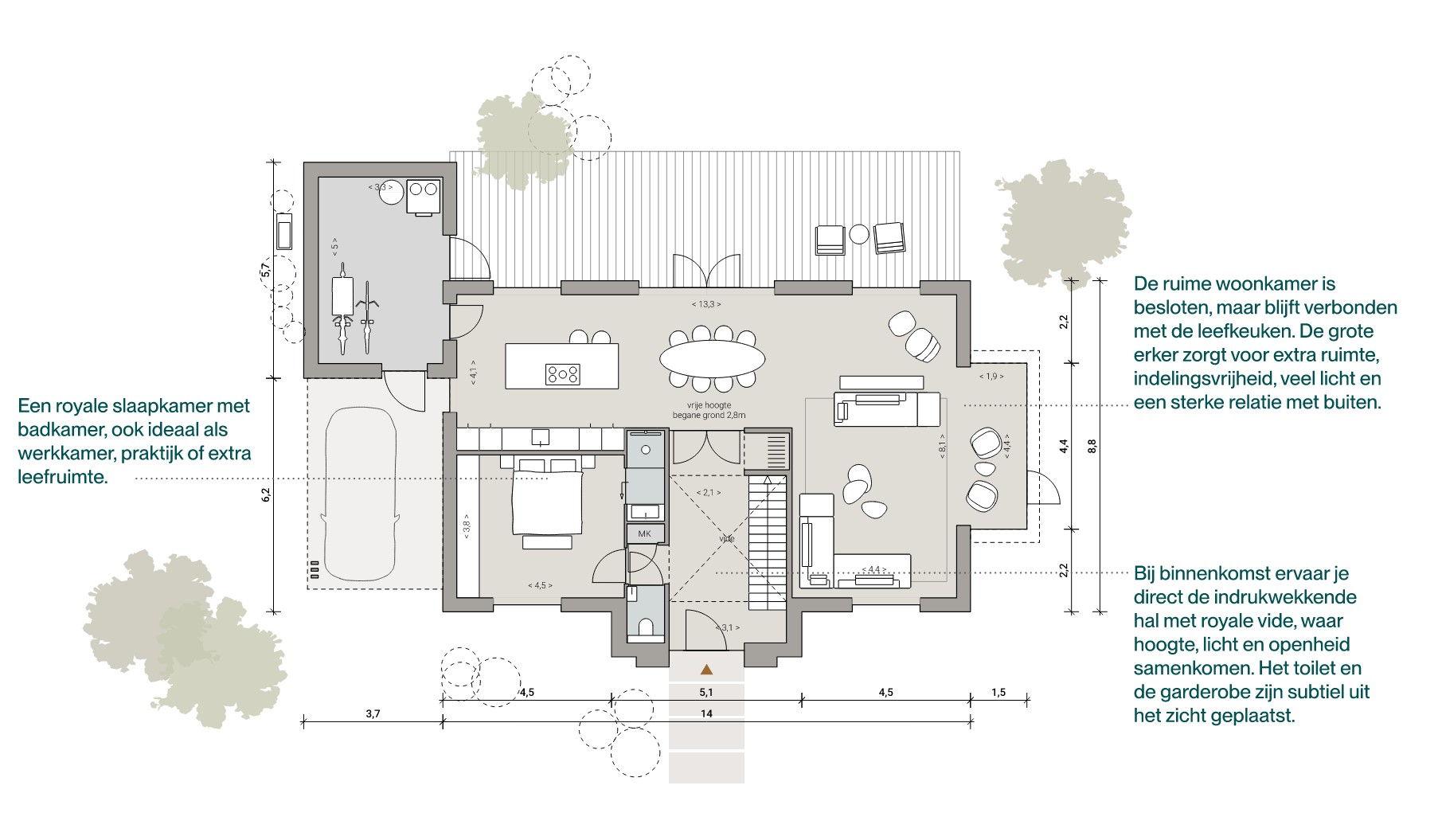Villa 6 plattegronden BG
